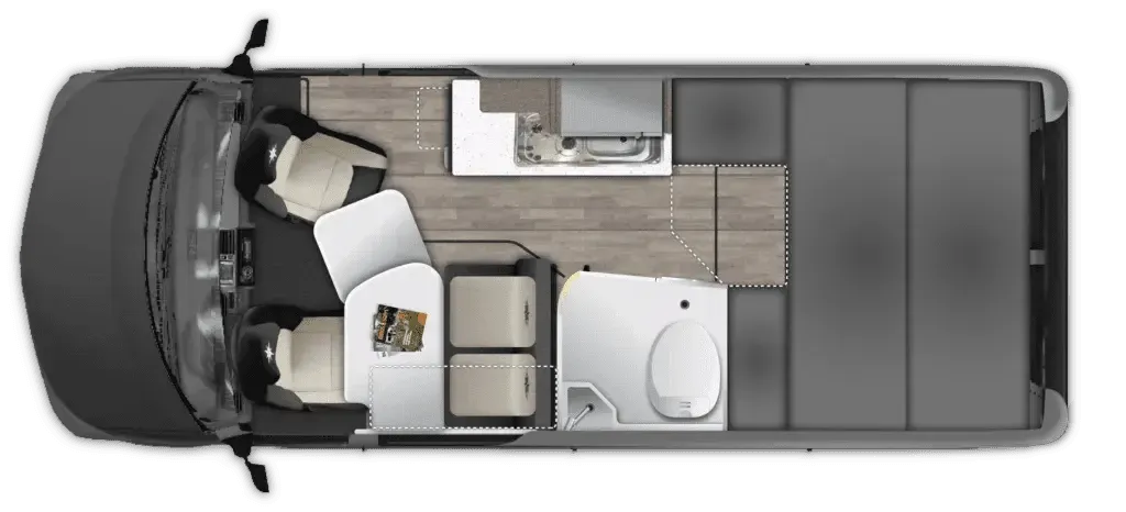 Westfalia Wave SRT BASE floor plan
