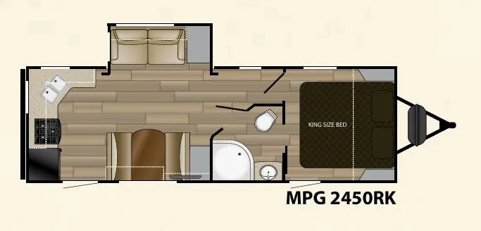 Cruiser RV MPG 2450RK floor plan