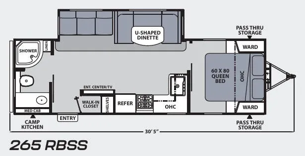 Coachmen Apex Ultra-Lite 265RBSS floor plan