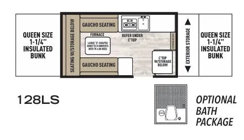 Coachmen Clipper LS 1288LS floor plan