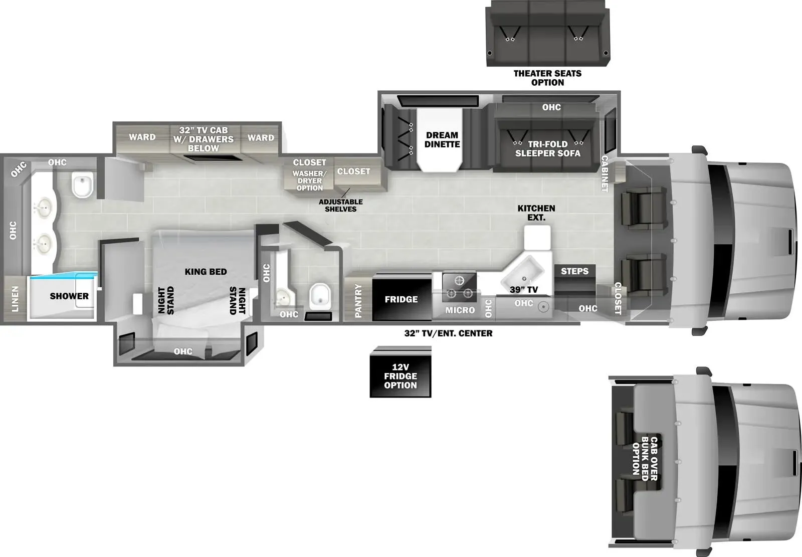 Dynamax Corp DX3 37RB floor plan