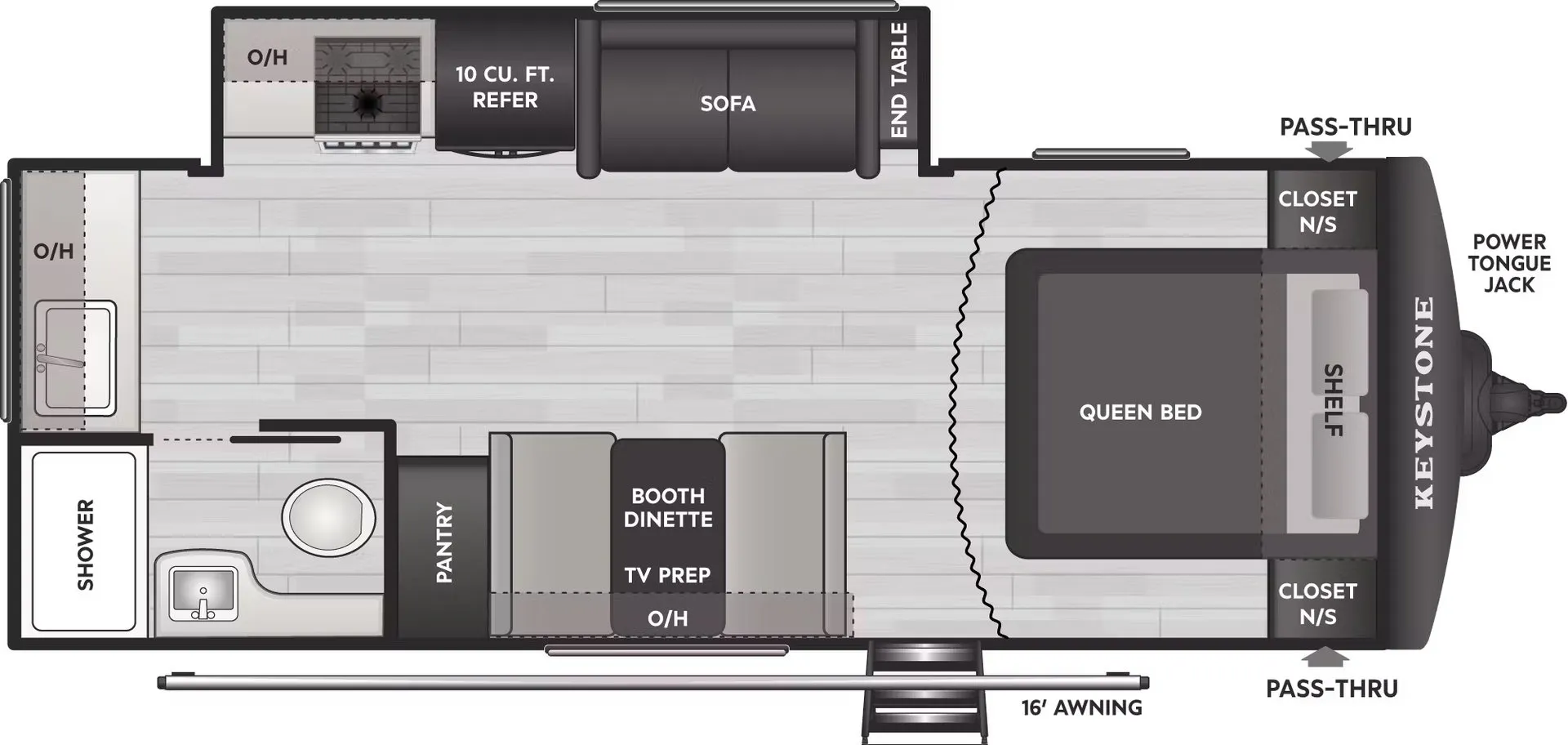 2026 Keystone Springdale Classic 224MLC - Floor plan