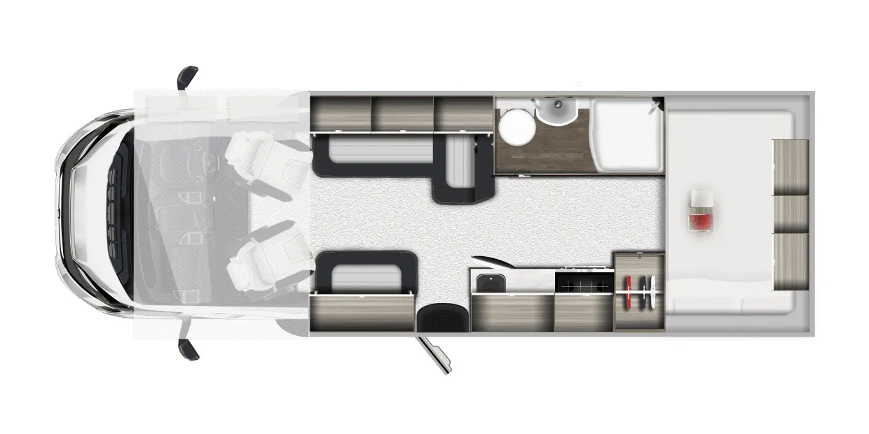 Auto-Trail Expedition Coachbuilt C73 floor plan