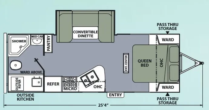 Coachmen Apex Ultra-Lite 215RBK floor plan