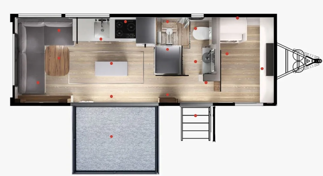 Living Vehicle HD Series HD24 floor plan