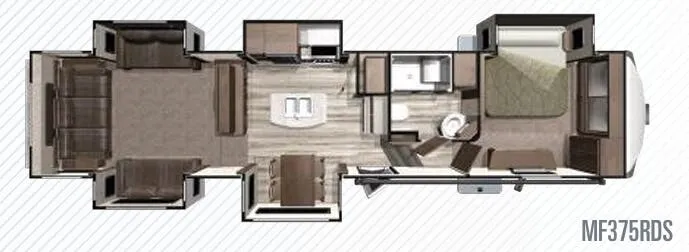 Highland Ridge Mesa Ridge MF375RDS floor plan