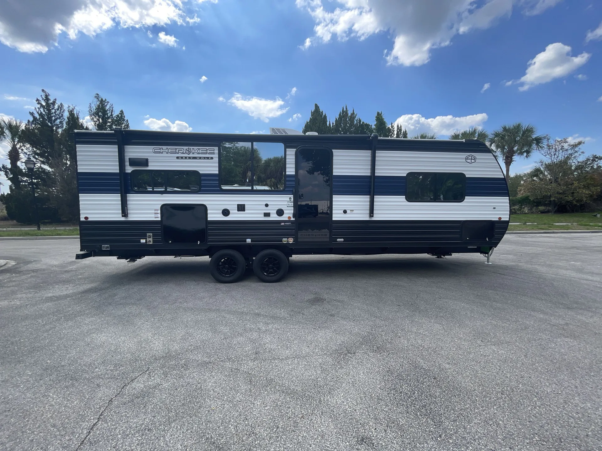 2026 Forest River Cherokee Grey Wolf 26SS — campside