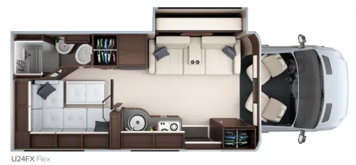 Leisure Travel Unity U24FX floor plan