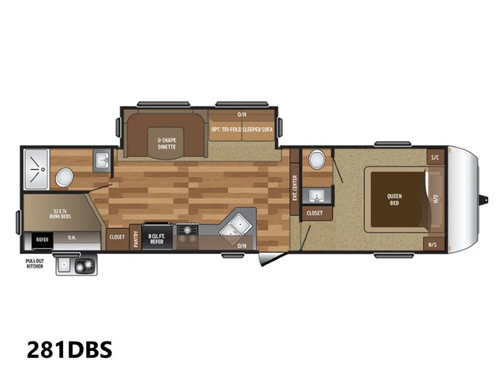 2017 Keystone Hideout 281DBS - Photo 2
