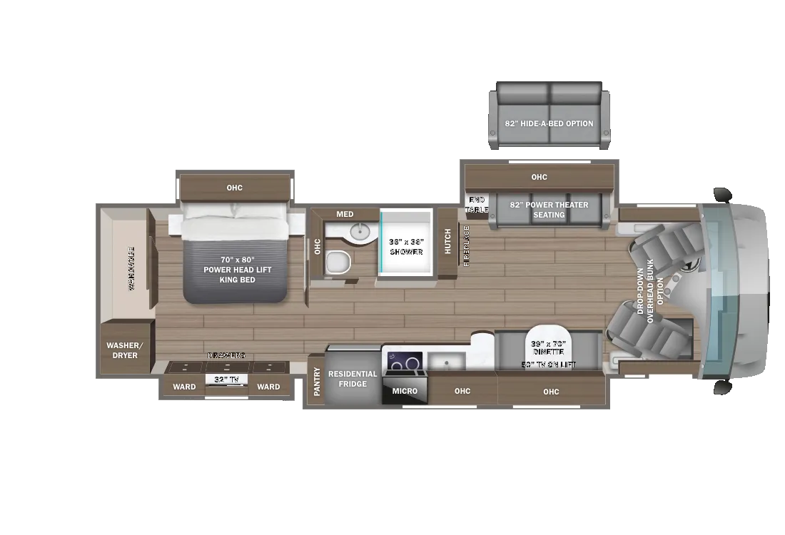 Entegra Coach Reatta 37K floor plan