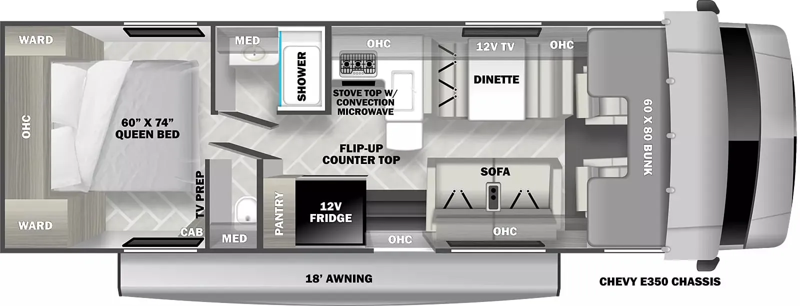 2025 Forest River Forester 2951LE - Floor plan