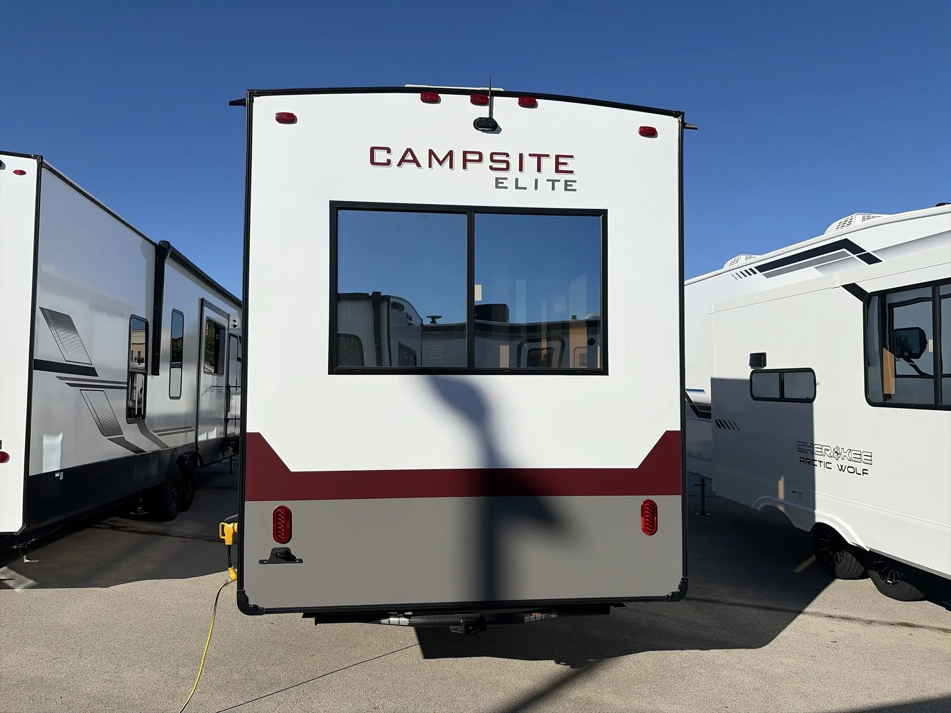 2027 Forest River Campsite Elite 36RF — backside