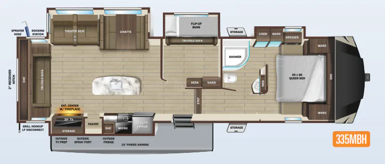 Highland Ridge Open Range Light 335MBH floor plan