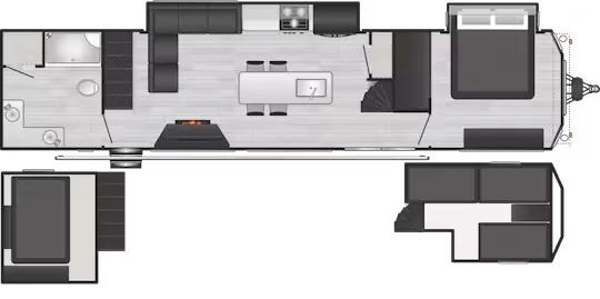 2024 Keystone Retreat 39CLDL - Floor plan
