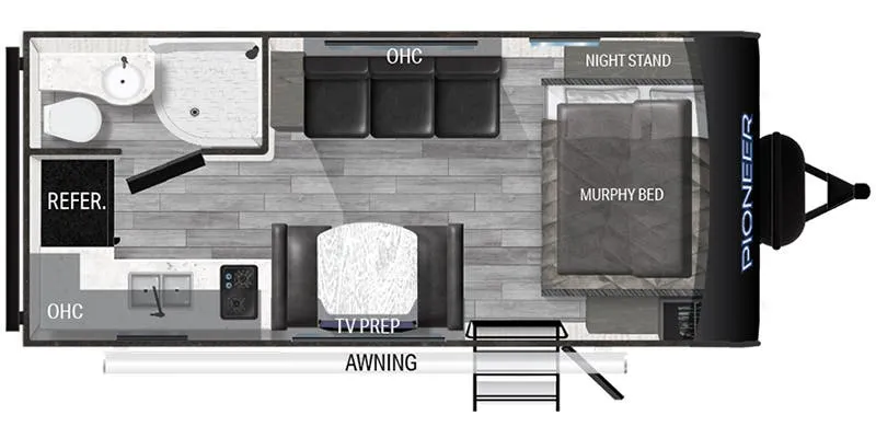 Heartland Pioneer PI RK 180 floor plan