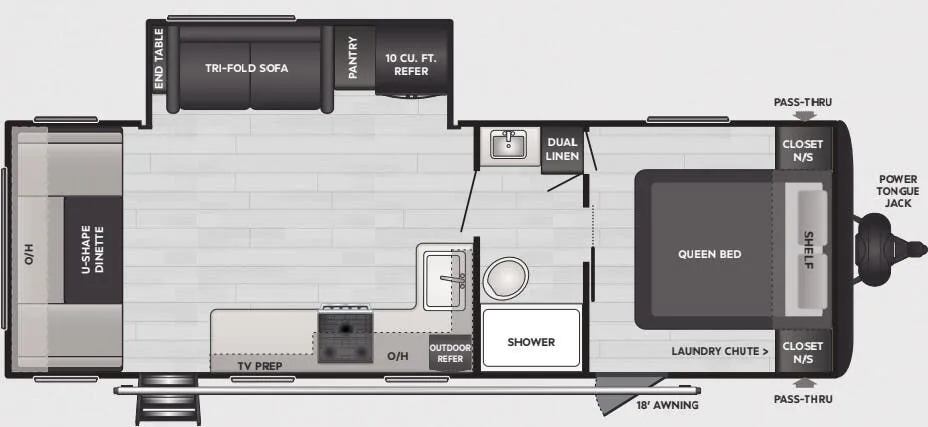 2025 Keystone Springdale 256RD floor plan