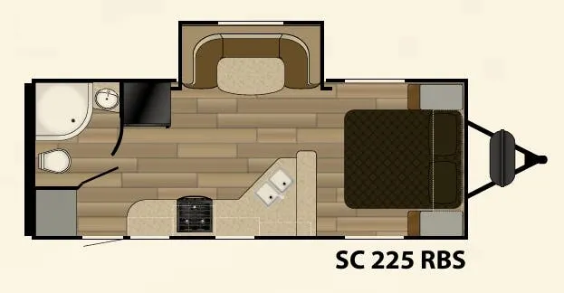 Cruiser RV Shadow Cruiser 225RBS floor plan