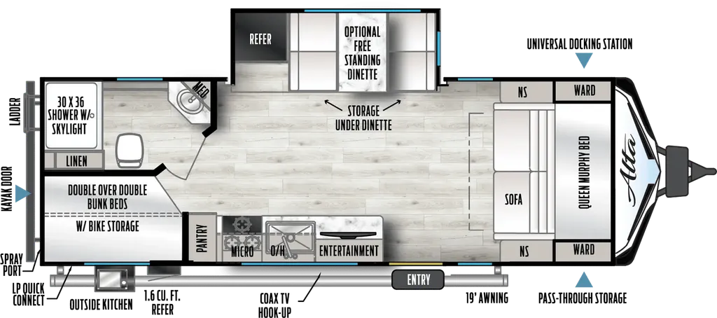 2023 East to West Alta 2210MBH floor plan