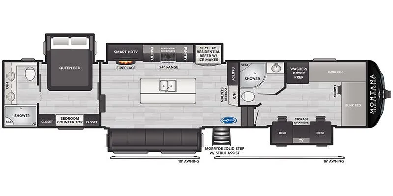 2025 Keystone Montana High Country 397FB - Floor plan