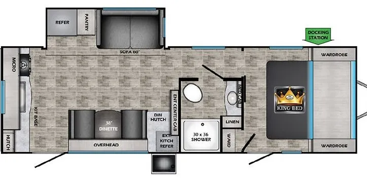 2024 Crossroads Sunset Trail 256RK - Floor plan