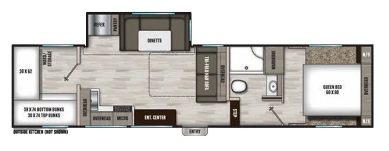 Coachmen Chaparral Lite 274BH floor plan