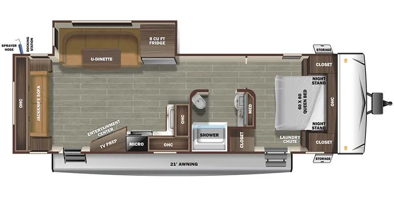 2021 Starcraft Super Lite 262RL - Floor plan