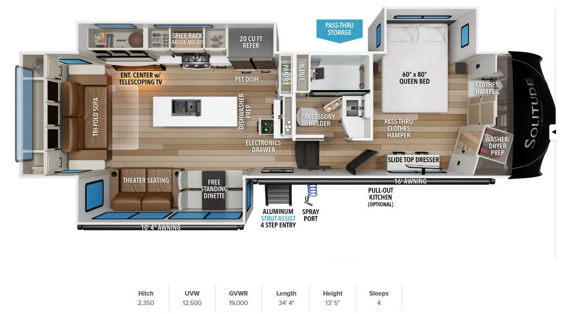 2026 Grand Design 310GK 310GK - Floor plan