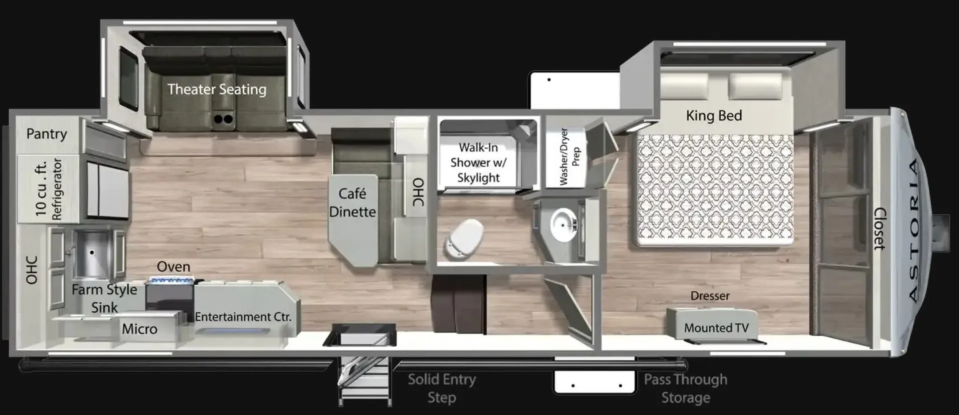 2025 Dutchmen Astoria 260RK - Floor plan