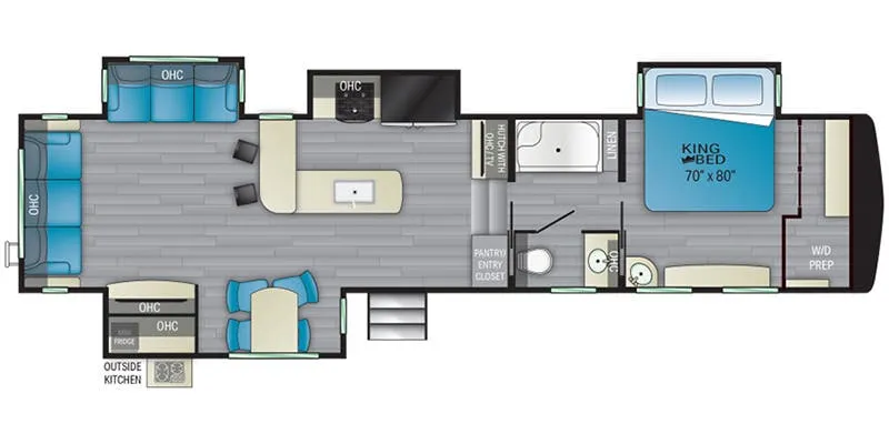 Heartland Bighorn Traveler BHTR 35 BK floor plan