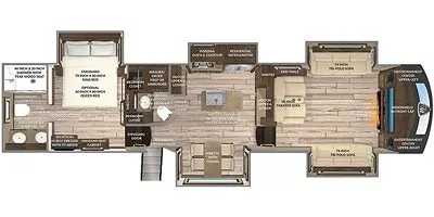 2022 VanLeigh RV Vilano 377FL floor plan