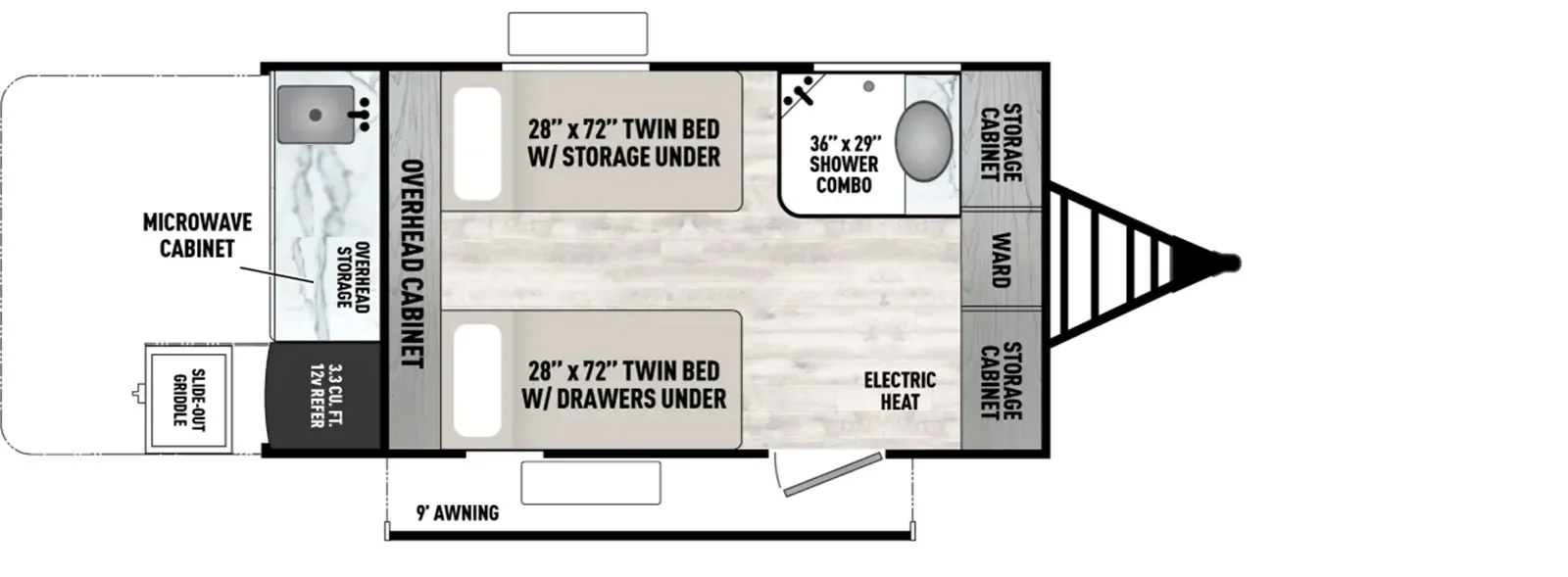 2025 Coachmen Clipper ROK 11000ROK - Floor plan