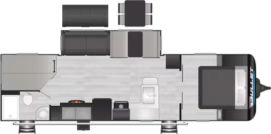 Keystone Bullet Premium 290BHSWE floor plan