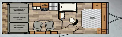 Winnebago Spyder 24FQ floor plan