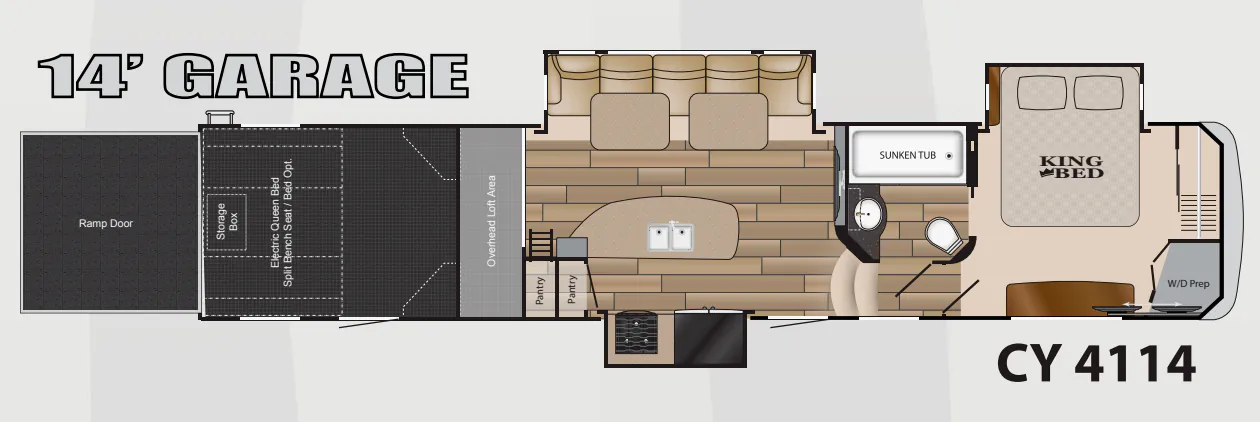 Heartland Cyclone 4114 floor plan