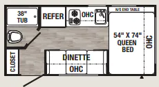 Palomino Puma Ultra Lite 12FBX floor plan