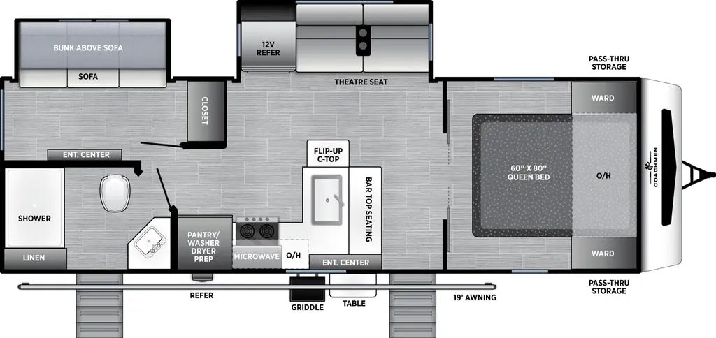2026 Coachmen Freedom Express 271BHE floor plan