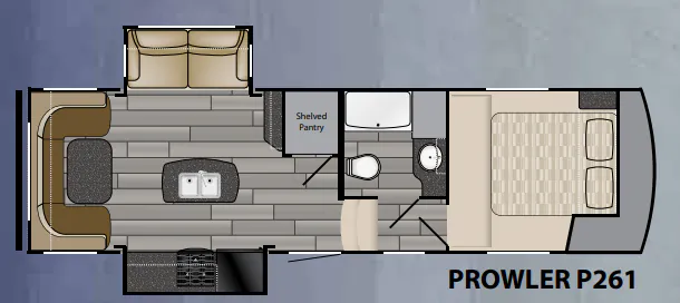 Heartland Prowler P261 floor plan
