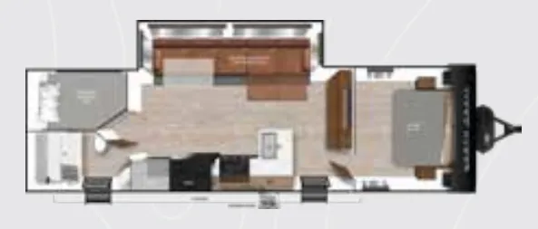 Heartland North Trail 27DBH floor plan