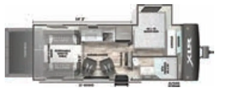 Forest River XLR Boost 21XLRX floor plan