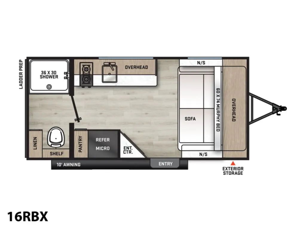 2024 Forest River Aurora Light 16RBX - Photo 3