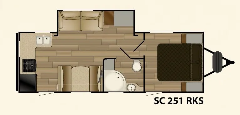 Cruiser RV Shadow Cruiser 251RKS floor plan