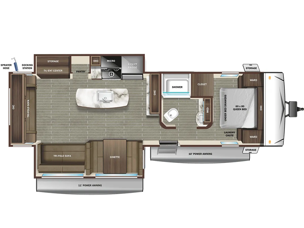 Starcraft Super Lite 282RL floor plan