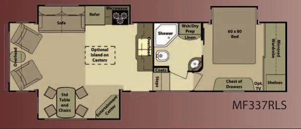 Highland Ridge Mesa Ridge MF337RLS floor plan
