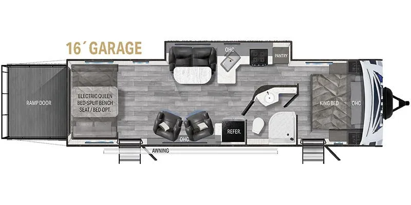 Heartland Fuel 305 floor plan