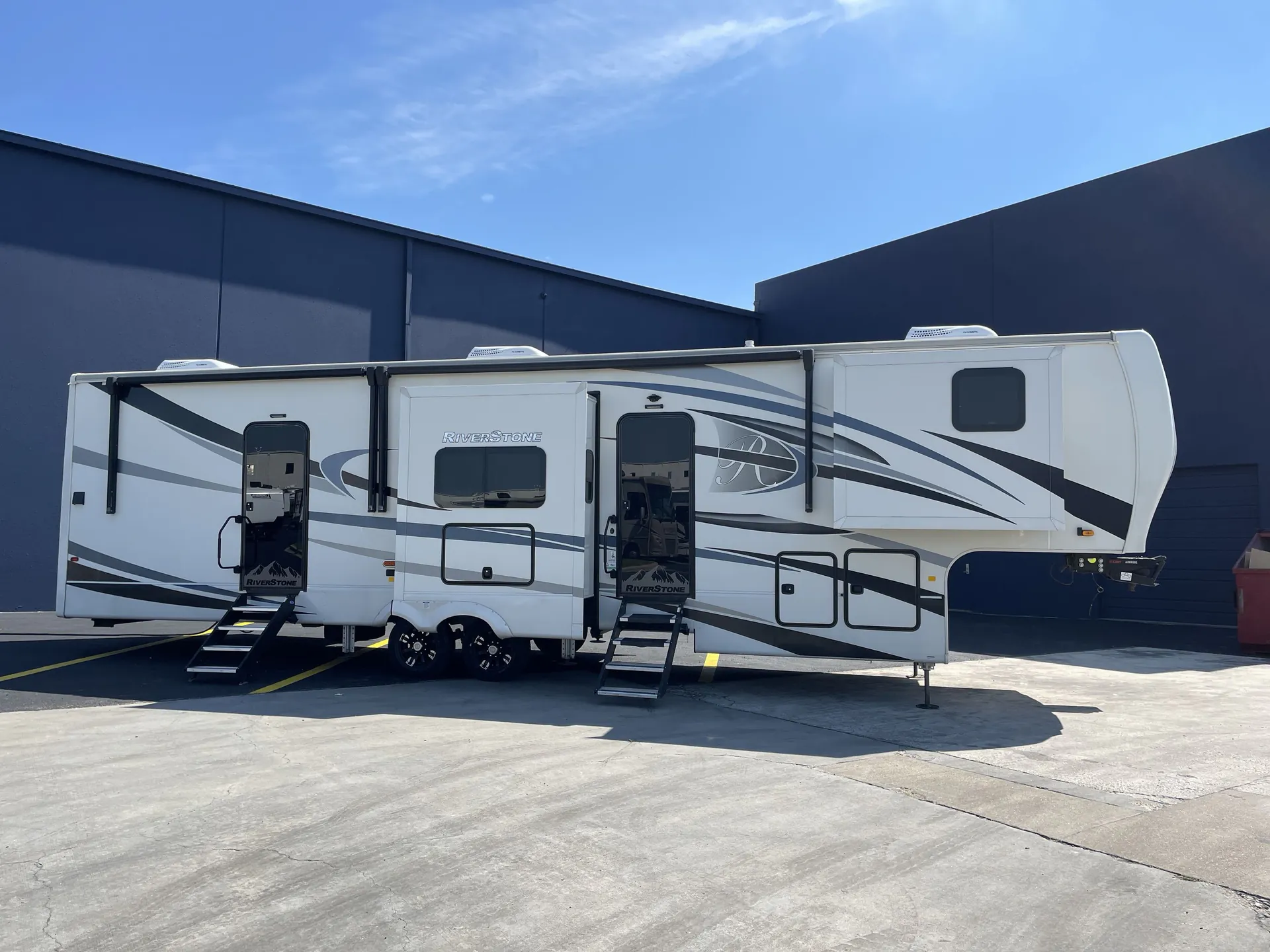 2023 Forest River RiverStone 391FSK — campside