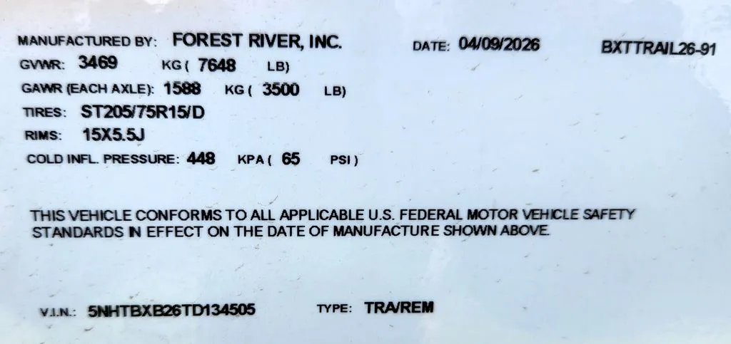 2026 Forest River IBEX New Trail Edition TRAIL26, Photos photo 10