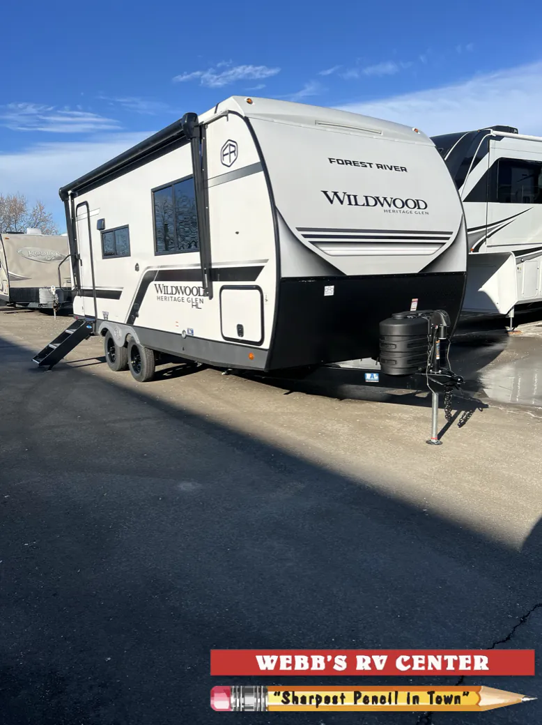 2026 Forest River Wildwood Heritage Glen Hyper-Lyte 21RBHL dealer photo 1 from Webb's RV Center