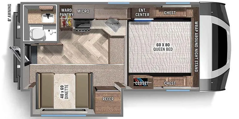 Palomino Real-Lite HS-1914 floor plan