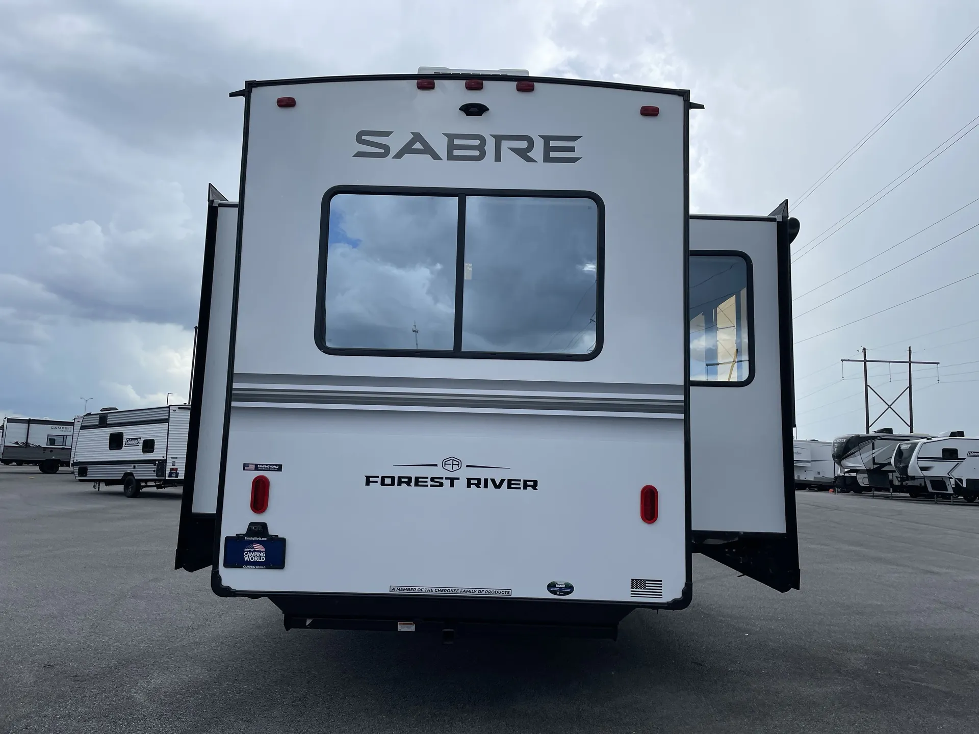 2027 Forest River Sabre 36FLX — backside