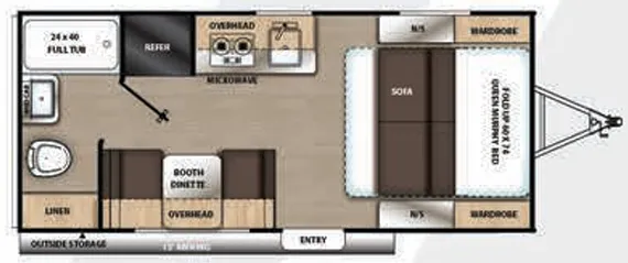 Coachmen Catalina Summit Series 7 7 174RB floor plan